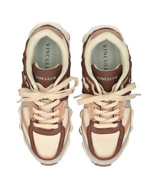Bridget Birkin 【VINCULUM】中空ソールスニーカー ブラウンコンビ