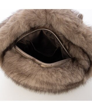 UNBILLION カシュカシュ cachechche / ワンハンドルエコファーシンプルトート オーク