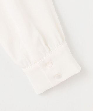 ANY L 【洗濯機可/2WAY】ボウタイブラウス オフ