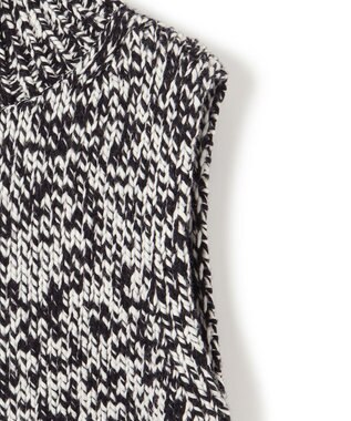 23区 ビッグムリネ ニットベスト モノトーン