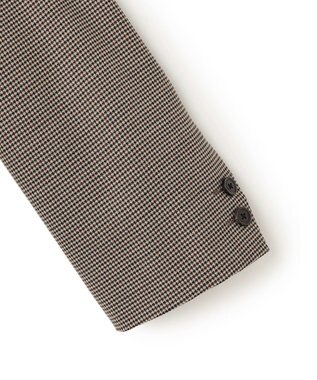 J.PRESS MEN 【J.PRESS ORIGINALS】【UNISEX】Wool Polyester Gunclub Check 3B Jacket / Baggy-Fit ベージュ系3