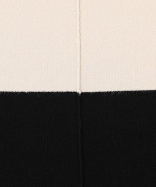 ICB 【洗える】ヴィスコースワイド プルオーバー トープ×ブラック系