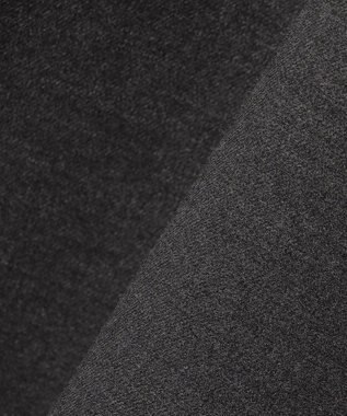 組曲 【WEB限定】ウールライクストレッチ フレアパンツ チャコールグレー系