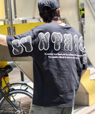 WEGO 【ユニセックス着用ITEM】アクセ付きストレートロゴT（SS）