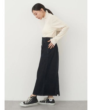 earth music&ecology デニムナロースカート Indigo