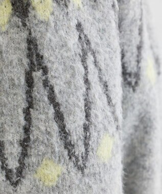 Green Parks 求心柄ニットプルオーバー Gray