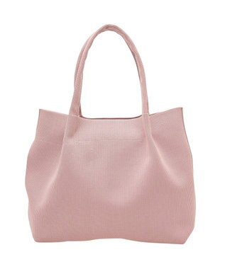 Green Parks ・ＱＵＯＮ　ミディアムニットトート Pink