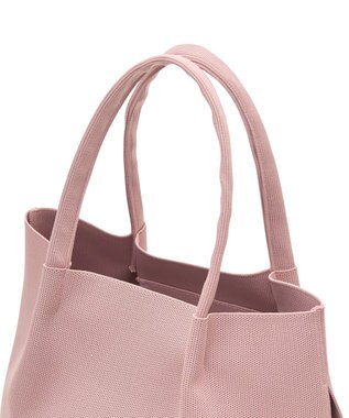 Green Parks ・ＱＵＯＮ　ミディアムニットトート Pink