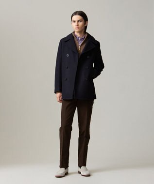 J.PRESS MEN 【KING SIZE】【Cash Lamb’s Wool】ハーフジップニット イエロー系