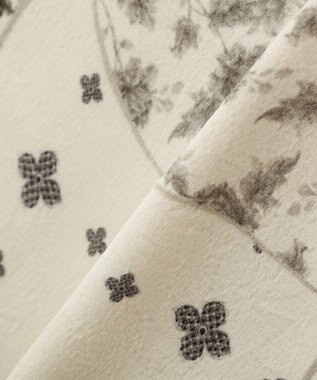 YECCA VECCA スカーフ柄オーバーキャミ Black