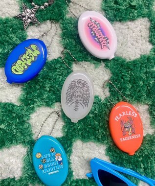 WEGO ラバーコインケース ブルー