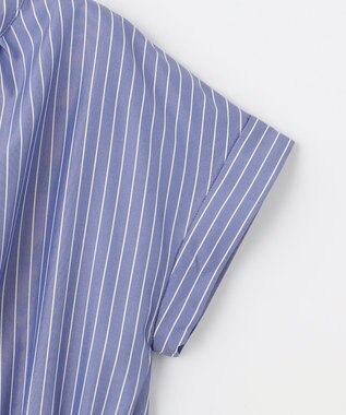 ANY 【UVケア・接触冷感・吸水速乾】ラク映え スキッパーワンピース ブルー系