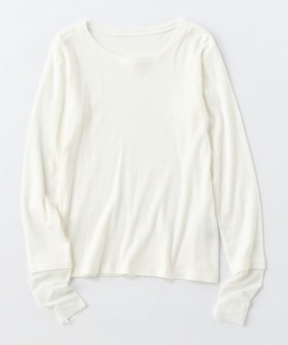 UNFILO L 【洗える】シアーカフスインナー ホワイト