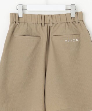 23区GOLF 【23Fondation/WOMEN】【ストレッチ】ショートショーツ ベージュ系