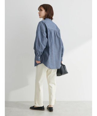 Green Parks ＧＵＭストレッチカラースリムストレートパンツ Off White