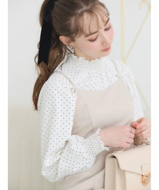 earth music&ecology ＳＥＴ２点レースボレロ＋キャミワンピース Beige