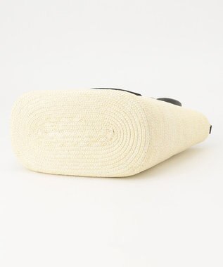 LA BAGAGERIE フラップ2WAYかごトートバッグ アイボリー