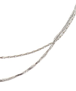 Green Parks ・ＨＡＬＦ　ＴＩＭＥ　サージカルレイヤードネックレス Silver