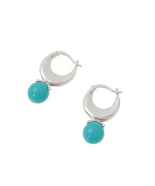 AMERICAN HOLIC カラーボールワンタッチピアス Turquoise Blue