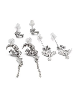 WEGO L6Pピアス 柄1