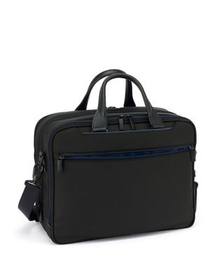 TUMI TUMI ALPHA (アルファ) ミディアム・15インチ・エクスパンダブル・ブリーフケース ブラック/ネイビー