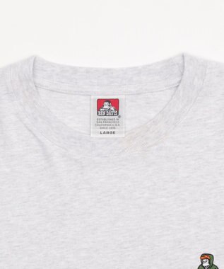 WEGO 【ユニセックス着用ITEM/MLサイズ展開】別注BENDAVISワンポイントT（LS） アッシュグレー