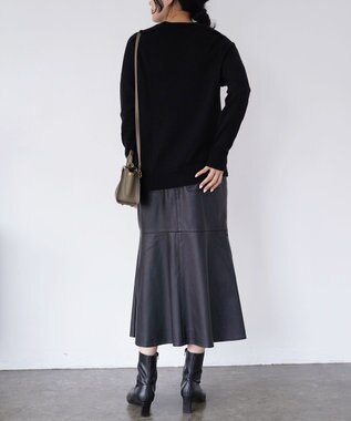 TOQUE 〈高垣麗子さんコラボ〉【ユニセックス】ベビーアルパカラグランニット 漆黒