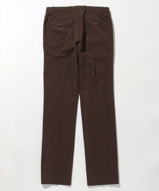 JOSEPH ABBOUD 夏パンツ【キングサイズ・洗える・ウエストも伸びる!/軽量/清涼/ストレッチ】ハイツイストドライストレッチパンツ ダークブラウン系