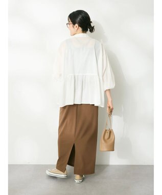 CRAFT STANDARD BOUTIQUE パイピングラインスカート Mocha