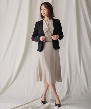 BEIGE， CINDY / フレアスカート Sand × Black