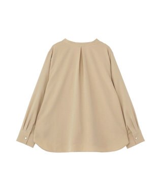 Green Parks ＳＥＴ２点スキッパーブラウス＋プリーツスカート Beige