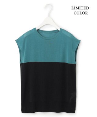 ICB 【接触冷感・洗える】PINION プルオーバー ネイビー×セルリアン系［WEB限定］