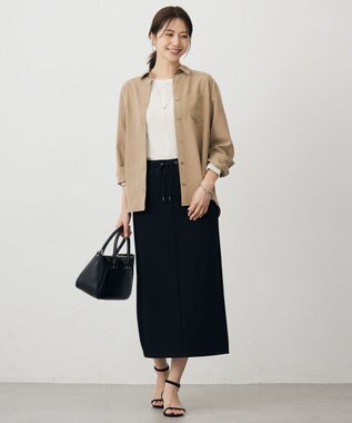 J.PRESS LADIES コンビチェーン ラリエット ネックレス ゴールド×シルバー系