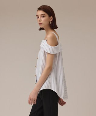 GRACE CONTINENTAL シャツキャミソール ホワイト