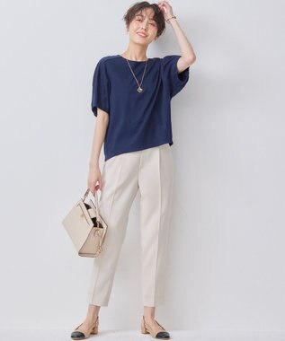 組曲 L コクーンシルエットカットソー ネイビー系