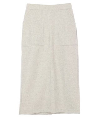 Green Parks 圧縮ポンチＩラインスカート Ivory