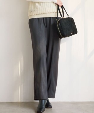 23区 S 【SLOW/一部店舗限定】コットンライクテリー イージー パンツ グレー系