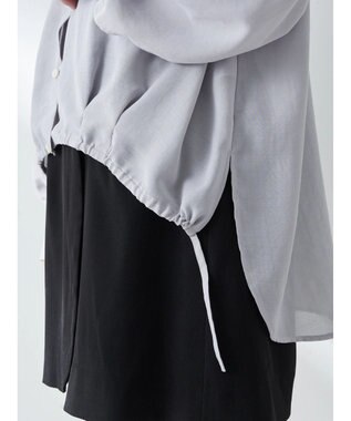 earth music&ecology シアードロストシャツ Light Gray