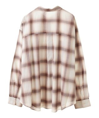 Green Parks アソートレギュラーカラーシャツ Check Brown