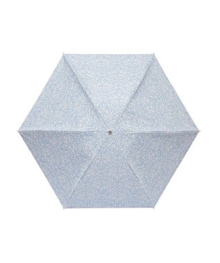 MOONBAT 【 遮光率100％/遮熱/UV/軽量】MACKINTOSH PHILOSOPHY(マッキントッシュフィロソフィー)晴雨兼用日傘 小花柄 バーブレラ 折りたたみ傘 フワクール生地使用 ペールスカイ