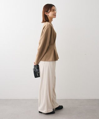 Green Parks ・ＳＵＧＡＲ　ＳＰＯＯＮ　フォルムスリーブプルオーバ Beige