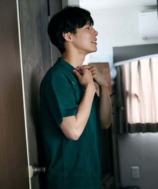 PW CIRCULUS 【手洗い可能】【UNISEX】ニットメッシュポロ ゴルフ グリーン系