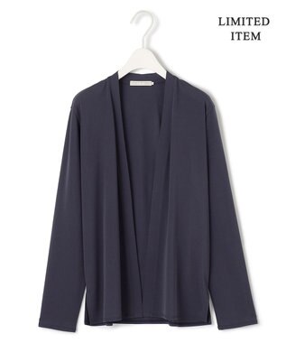 ICB 【WEB限定・接触冷感・洗える】PINION ショートカーディガン ブルーグレー系