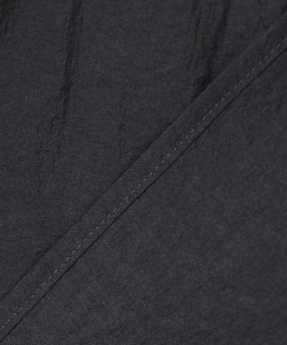 uncrave 【撥水・洗濯機洗い可】シアープルーフナイロン シャツブラウス（uncrave STANDARD） ブラック