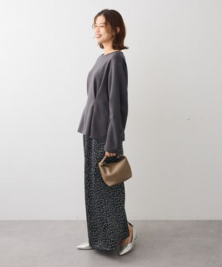 Green Parks ・ＳＵＧＡＲ　ＳＰＯＯＮ　フォルムスリーブプルオーバ Charcoal Gray