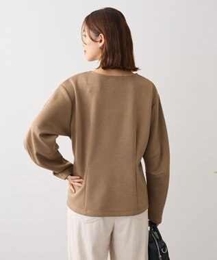 Green Parks ・ＳＵＧＡＲ　ＳＰＯＯＮ　フォルムスリーブプルオーバ Beige