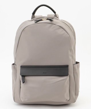 J.PRESS LADIES 【PC収納可】ナイロン リュック ライトグレー系