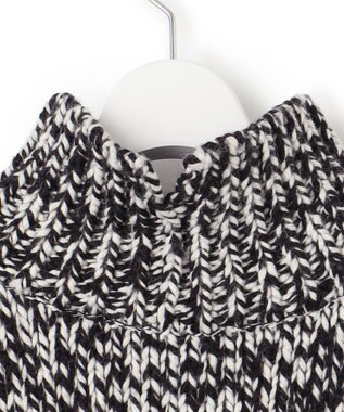 23区 L ビッグムリネ ニットベスト モノトーン