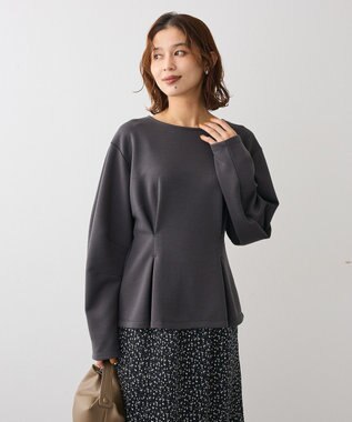 Green Parks ・ＳＵＧＡＲ　ＳＰＯＯＮ　フォルムスリーブプルオーバ Charcoal Gray