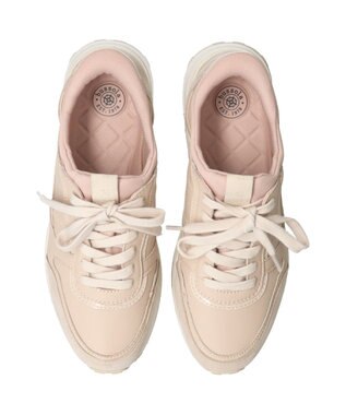 INTER-CHAUSSURES 【BUSSOLA】撥水スリッポンスニーカー​ ベージュコンビ